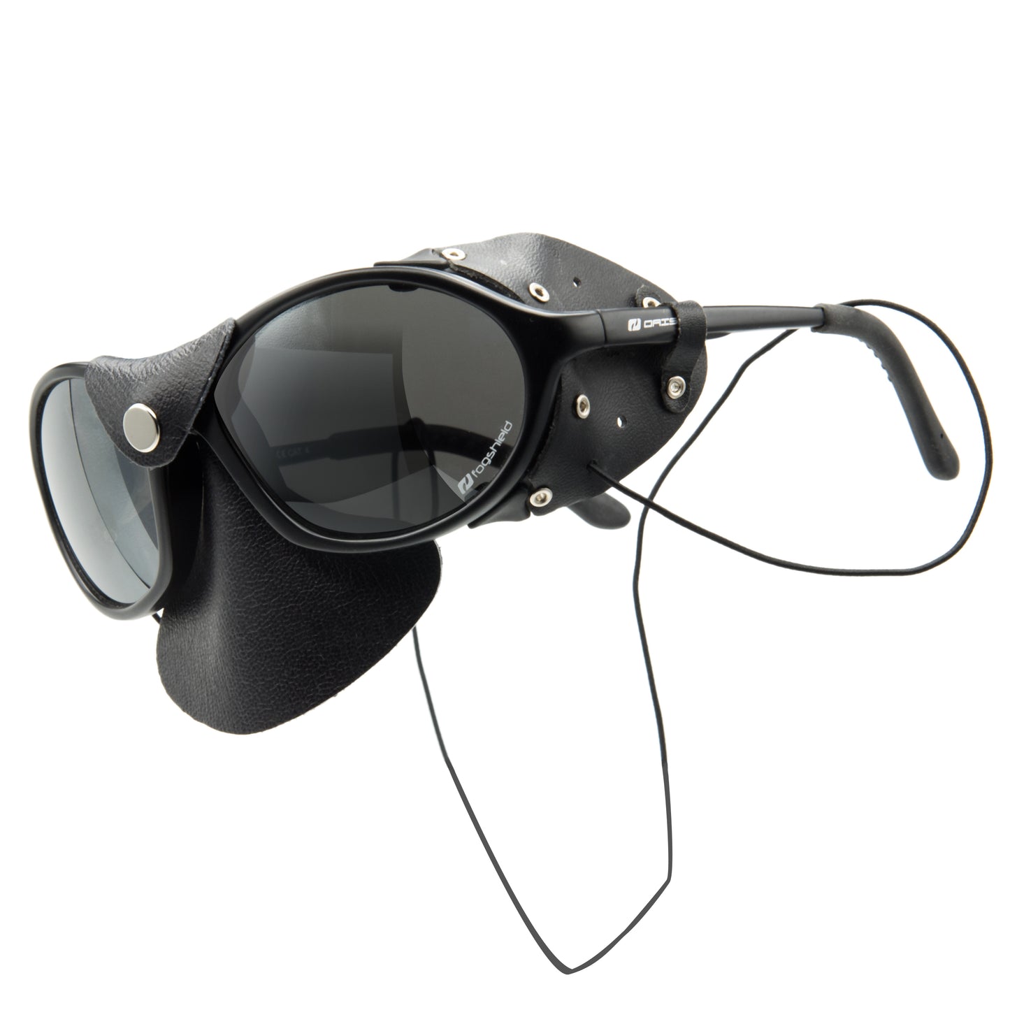 "Everest" Bergsteiger - Gletscherbrille mit Nasenprotektor D113 Gen.II silber verspiegelt